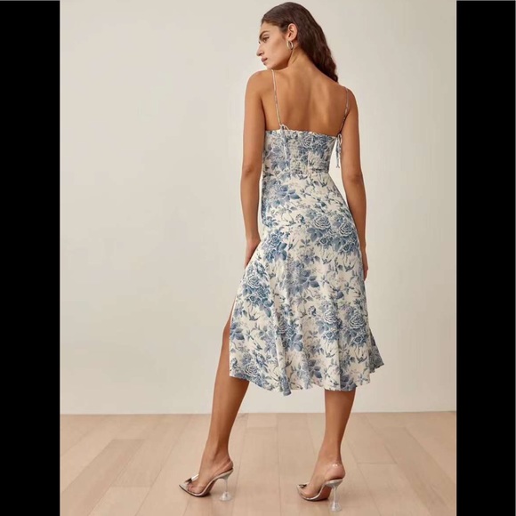 Reformation juliette Dress   Pompadour    authentic - Picture 4 of 16